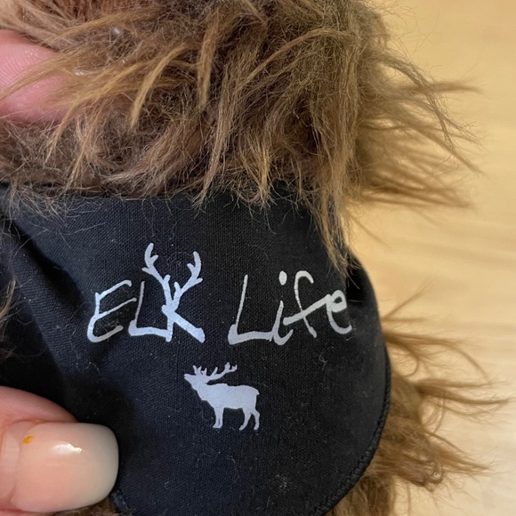 Douglas Eddie Elk Plush Wearing Elk Life Bandanna Brown Tan Stuffed Animal 10” - Picture 6 of 12